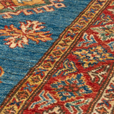 Handmade fine Afghan Kazak short runner - 307377